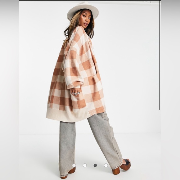 Free People Benji Check Cardigan - Picture 3 of 10